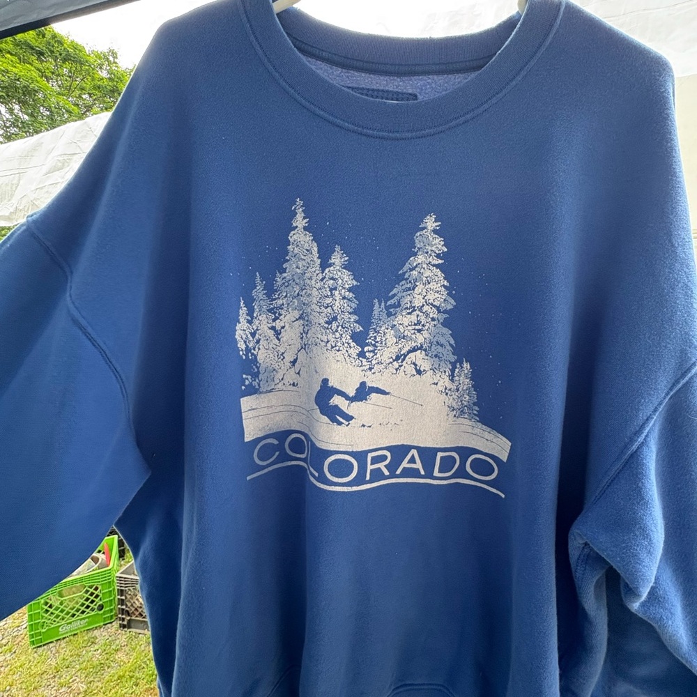 American Eagle Blue Colorado Sweater